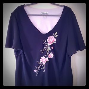 Dressbarn Floral Blouse